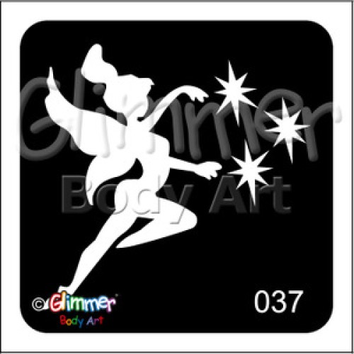 Glitter tattoo 037 Fairy Princess Pack Of 5 (037 Fairy Princess Pack Of 5)